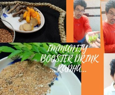 Immunity booster Kadha drink in COVID19... :)