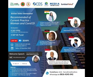 Tema Ke 1 : Recommended of Current Practice : Woman and Covid19