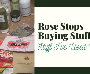 Beauty Empties | Make Up Rehab / Reverse Rouge Challenge Update | Rose Stops Buying Stuff