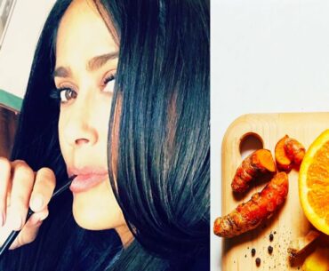 Salma Hayek Anti-Aging Skincare with 4 NATURAL ingredients MAGICAL POTION for BEAUTY and Tips At 54