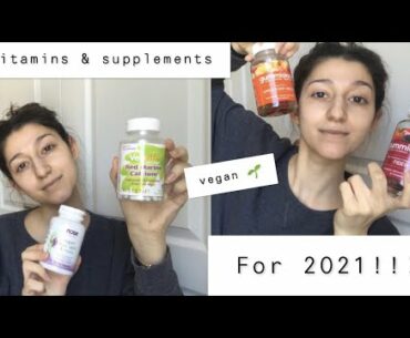 vegan vitamins and supplements for 2021 | iHerb haul