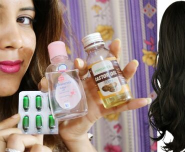 JOHNSON BABY OIL VITAMIN E CAPSULES HAIR CARE BEAUTY HACKS EVERY GIRL SHOULD KNOW | HAIR CARE TRICKS