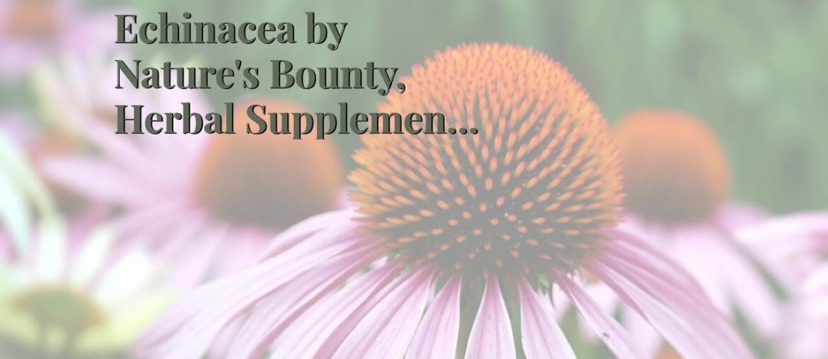 Echinacea by Nature's Bounty, Herbal Supplement, Supports Immune Health, 400mg, 100 Capsules