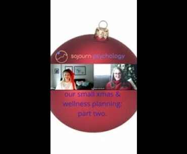 Our Small Xmas & Wellness Planning: Part 2.