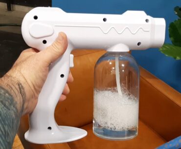 208. Hollywood Movie Set "Covid Killer" Fogger Atomizer gun with Bioesque Disinfectant