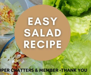 SALAD RECIPE ll EASY SALAD