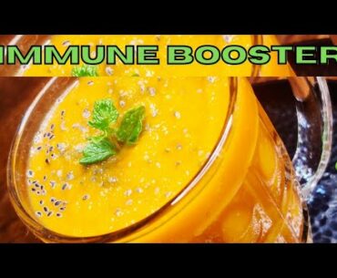 Sunshine Smoothie Recipe || Immune Boosting Drink || Rich in vitamin c drink || Good for weight loss