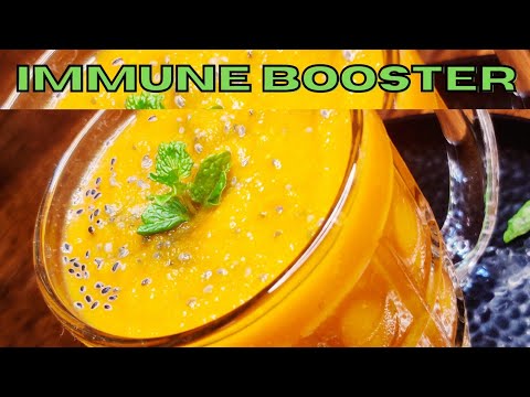 Sunshine Smoothie Recipe || Immune Boosting Drink || Rich in vitamin c drink || Good for weight loss