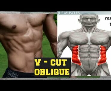 OBLIQUE V CUT ABS WORKOUT (8 best efrective exercises )