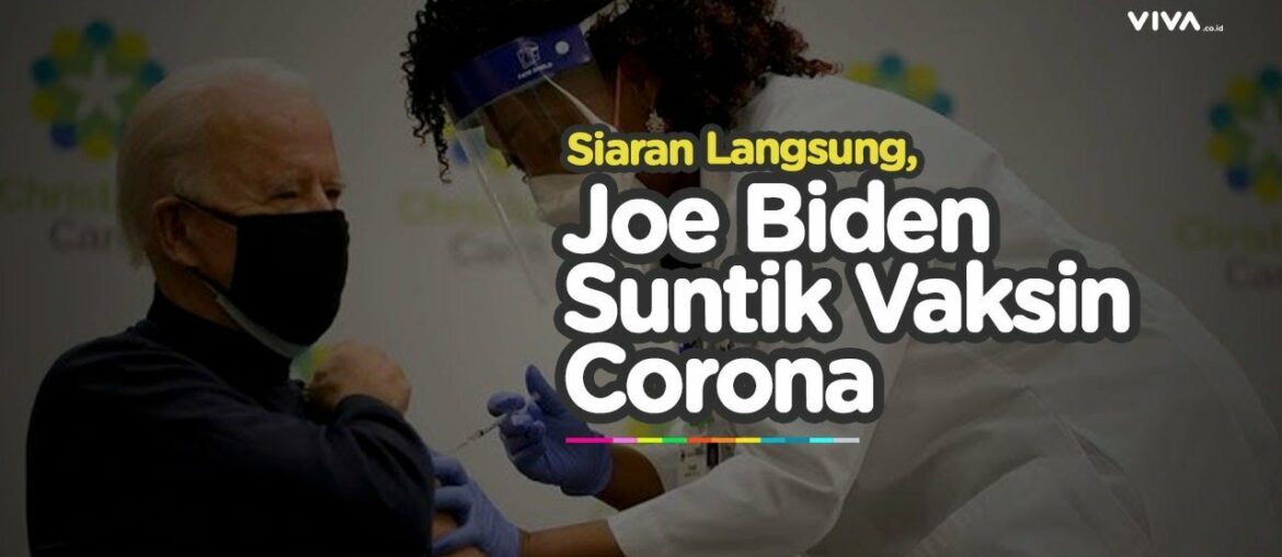 Joe Biden Disuntik Vaksin COVID-19, Trump Masih Belum Jelas
