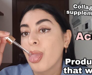 The best skin care products I use & supplements for hair, skin and nails