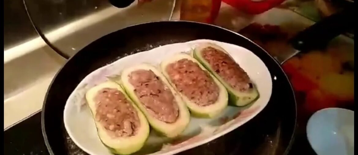 (Chinese Cooked Style)  Steam Stuff Hairy Gourd // A healthy Food Benefits Vitamince C