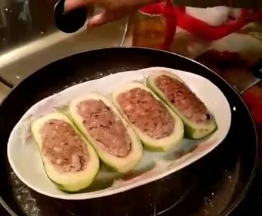 (Chinese Cooked Style)  Steam Stuff Hairy Gourd // A healthy Food Benefits Vitamince C