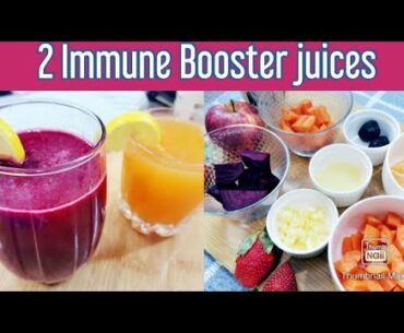2 Immunity Boosting Juices | Super Healthy Drinks | Boost your immune system | coronavirus