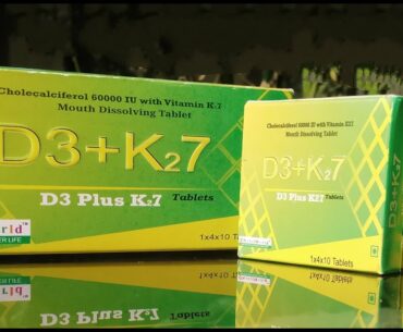 Vitamin D3 + K2 7 Tablets