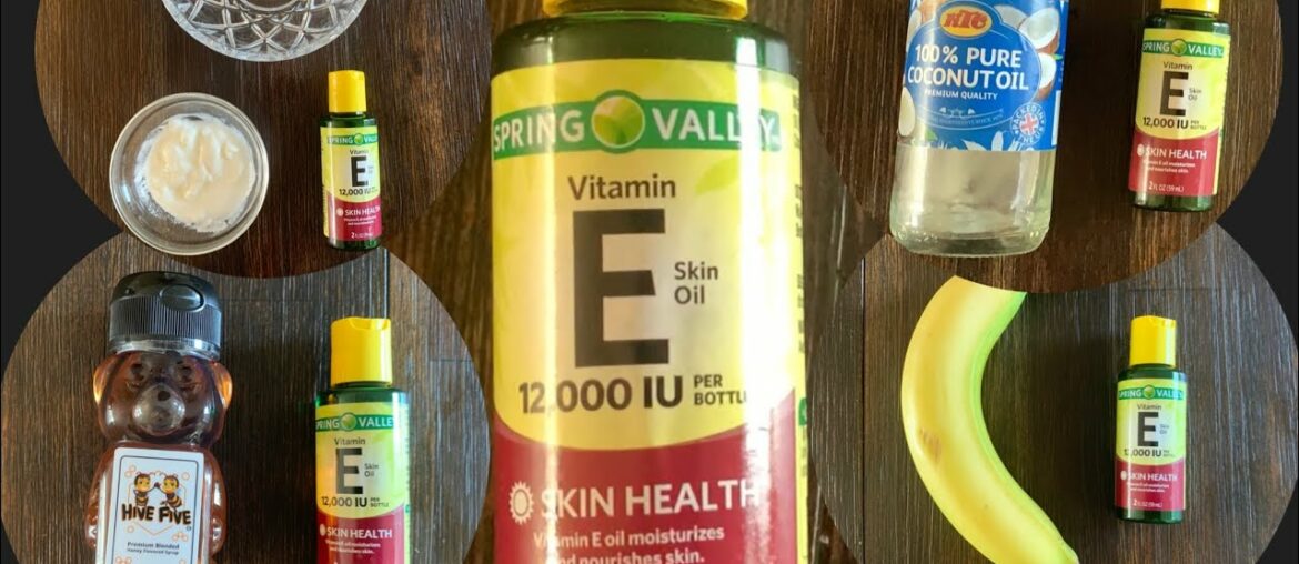 Vitamin E Oil Skin Treatment | Get Beautiful Glowing Spotless Clear Skin !!
