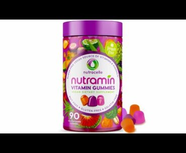 NUTRAMIN Daily Vegan Keto Multivitamin Gummies Vitamin C, D3, and Zinc for Immunity - Overview