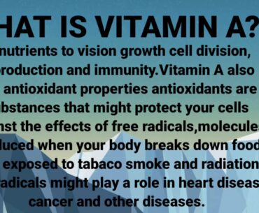 #KhrisGen  #HEALTHY TIPS || 13 RICH FOOD OF VITAMIN A