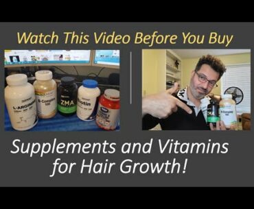 Best supplements for HAIR GROWTH and HAIR THICKNESS - B-Complex - Niacin - Zinc and Magnesium