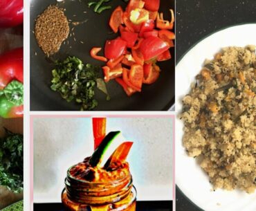 Red Capsicum Chutney / Dip || Red bell pepper Dip || Vitamin C rich ||