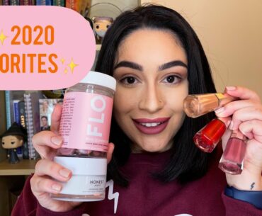 2020 FAVORITES: FENTY BEAUTY, KYLIE SKIN, HONEST BEAUTY, FLO VITAMINS.