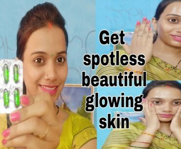 Vitamin E oil skin treatment |Get Beautiful Spotless,pimple free, Glowing skin||richyogvlogs