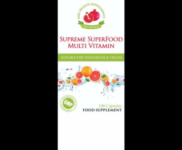 SuperFood Multivitamin Best Choice by MKI Healh Supplements UK useful information & product details
