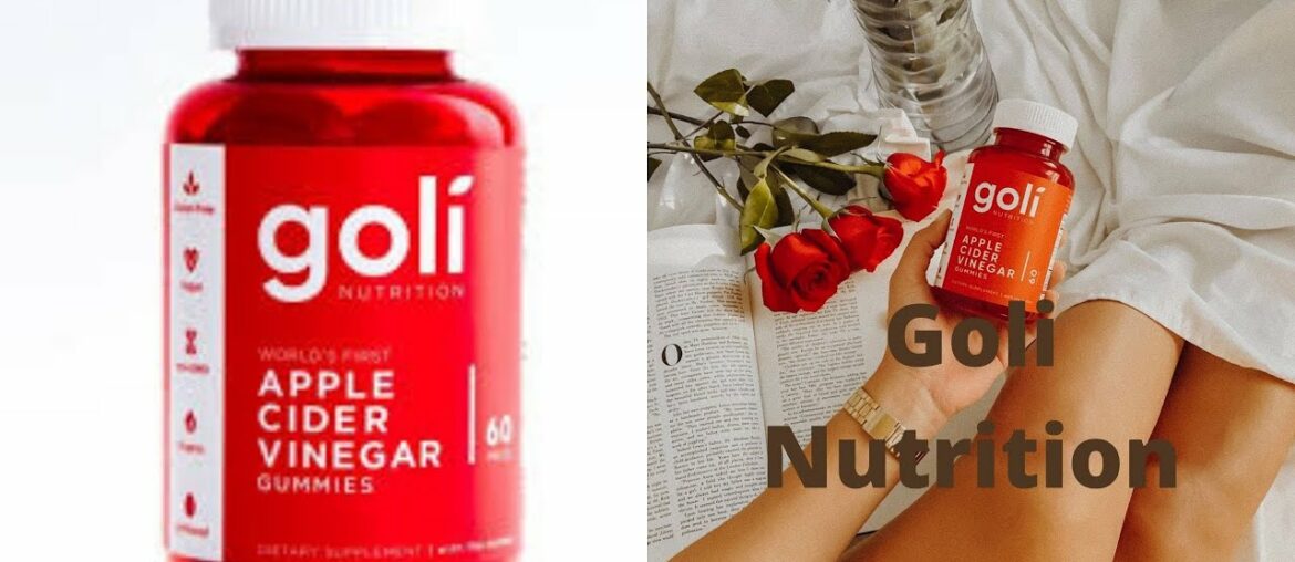 Apple Cider Vinegar Gummy Vitamins by Goli Nutrition   Immunity & Detox   1 Pack, 60 Count.