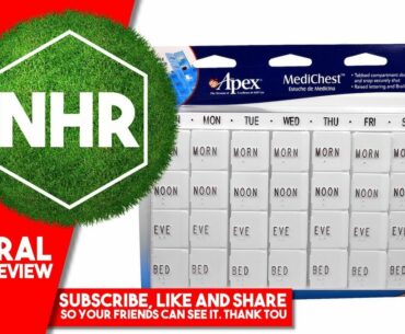 Apex, MediChest, Vitamin and Medication Organizer