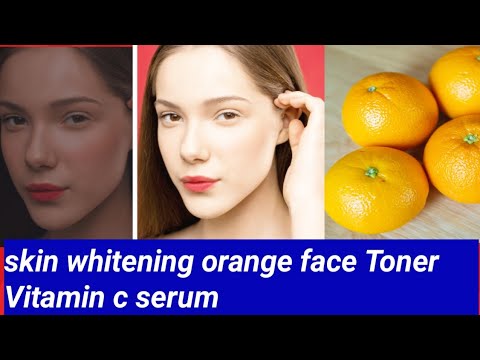 DIY Vitamin c serum || best orange peel face Toner making at home for dry skin