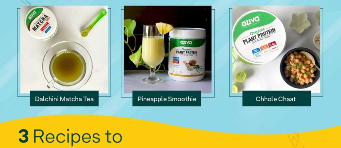 Be Bettr with Food I 3 Healthy Recipes to Reduce Belly Fat | How to Lose Belly Fat | OZiva