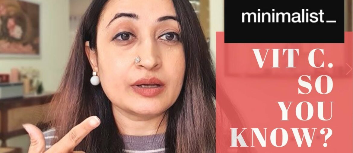 Be Minimalist Vitamin C Serum | Best Vitamin C Serum For Acne Scars, Marks? ( Best For Anti Aging?)