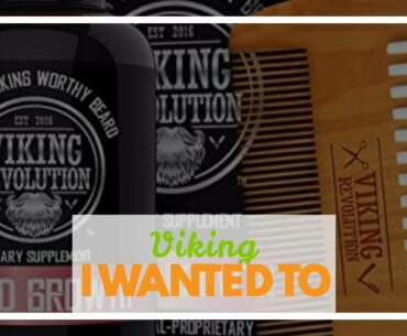 Viking Revolution Men’s Beard Growth Vitamin Supplement Tablets - Potent Pills for Maximum Faci...