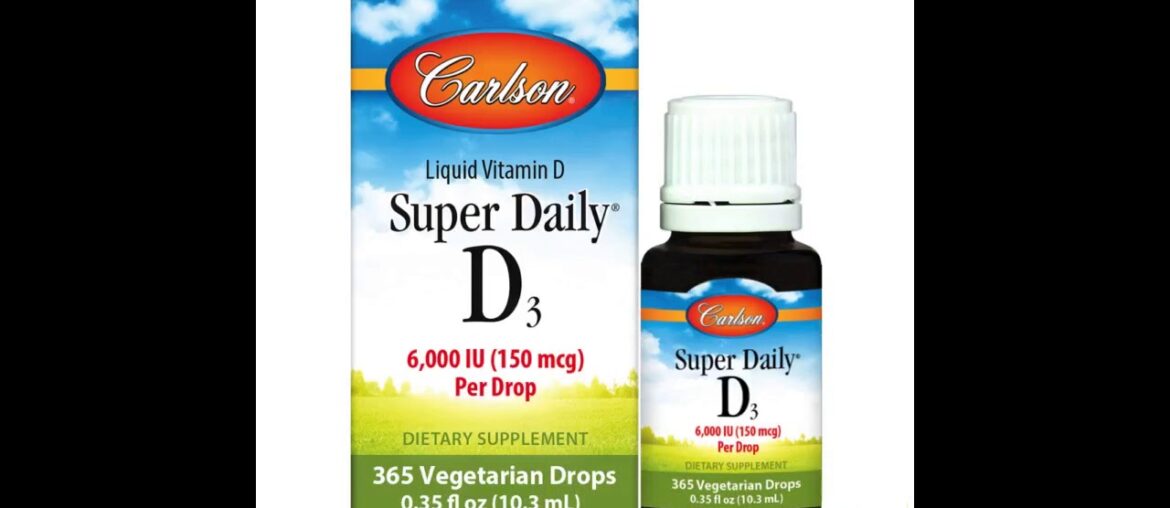 Carlson - Super Daily D3 2,000 IU (50 mcg) per Drop, Vitamin D Drops, Immune Support, Heart Hea...