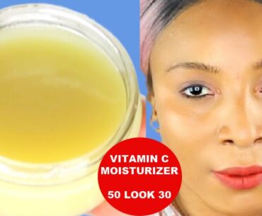 MAKE VITAMIN C MOISTURIZER AT HOME, BRIGHTEN, HYPERPIGMENTATION + CLEAR SKIN