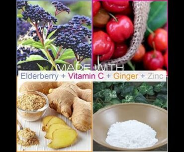 Smarter Elderberry Capsules + Vitamin C + Ginger & Zinc, Herbal Supplement for Immune Support,...