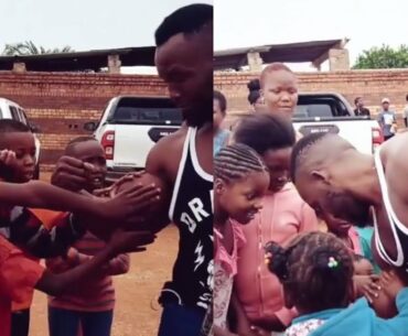 Tough Guy Shows Off His Fake Muscles