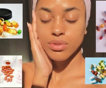 Supplements & Vitamins You Need To Start Taking For A Brighter Clearer Skin.