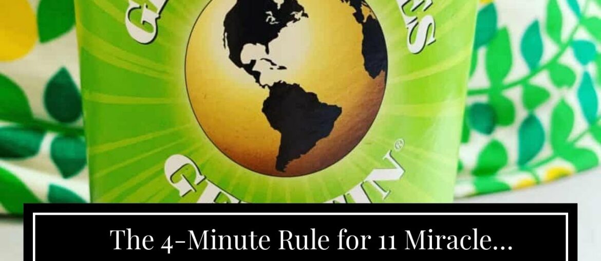 The 4-Minute Rule for 11 Miracle Supplements and Vitamins for Weight Loss