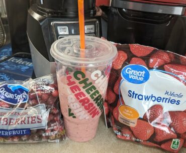 Immune Builder Cranberry, Strawberry And Banana Smoothie (Vitamin C)