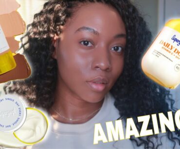 SUPERGOOP NEW* DAILY DOSE || ONE MONTH REVIEW || CC SCREEN & CLOUD 9 REVIEW | BrianaLorenn