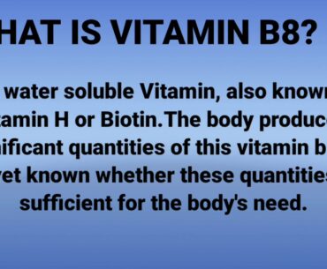 #10 RICH FOODS OF VITAMIN B8