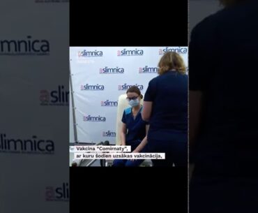 Fake COVID-19 vaccine injected into a nurse