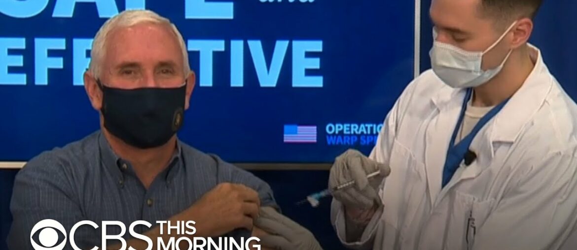 Vice President Pence, second lady get COVID-19 vaccine on live TV