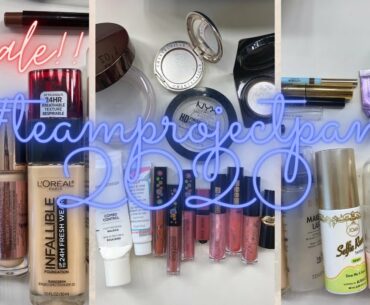 #TEAMPROJECTPAN2020 FINALE | So many makeup and skincare empties