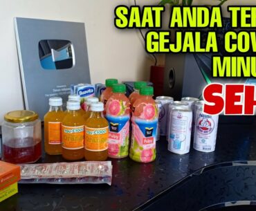 Saat gejala Covid-19 minum ini Cepat Sehat