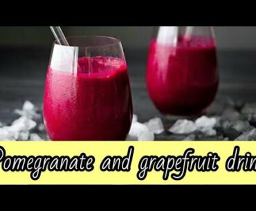 Immunity Booster Drink | Natural  Vitamin C Drink | Grapefruit Pomegranate Drink