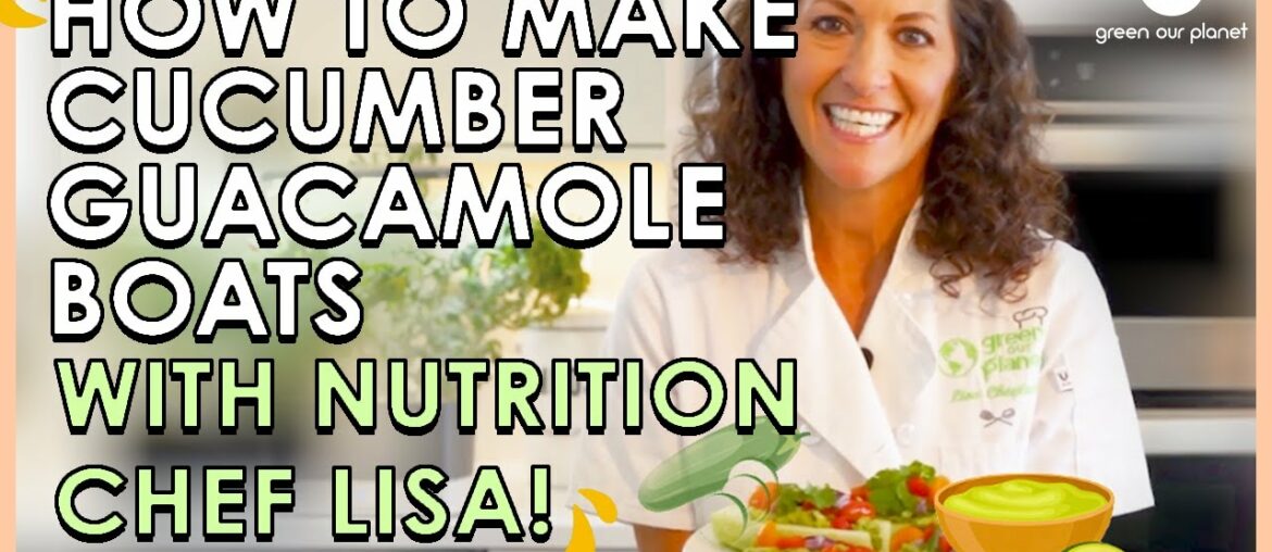 How to make Guacamole Cucumber Boats