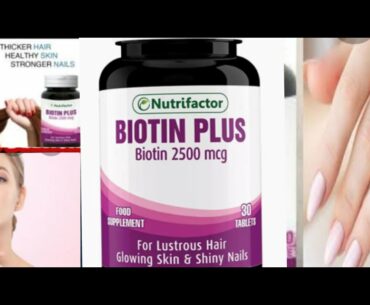 benefits of nutrifactor biotin plus supplement multivitamin for skin nail hair growth 100%work