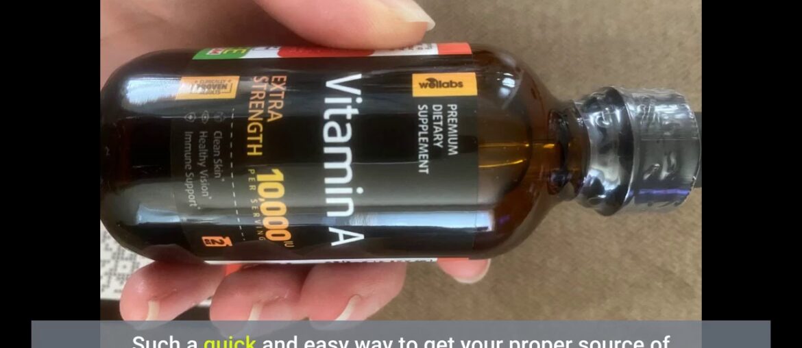 Review Vitamin A Supplement - Organic Vitamin A Palmitate - Made in The USA - Vitamin A Drops w...